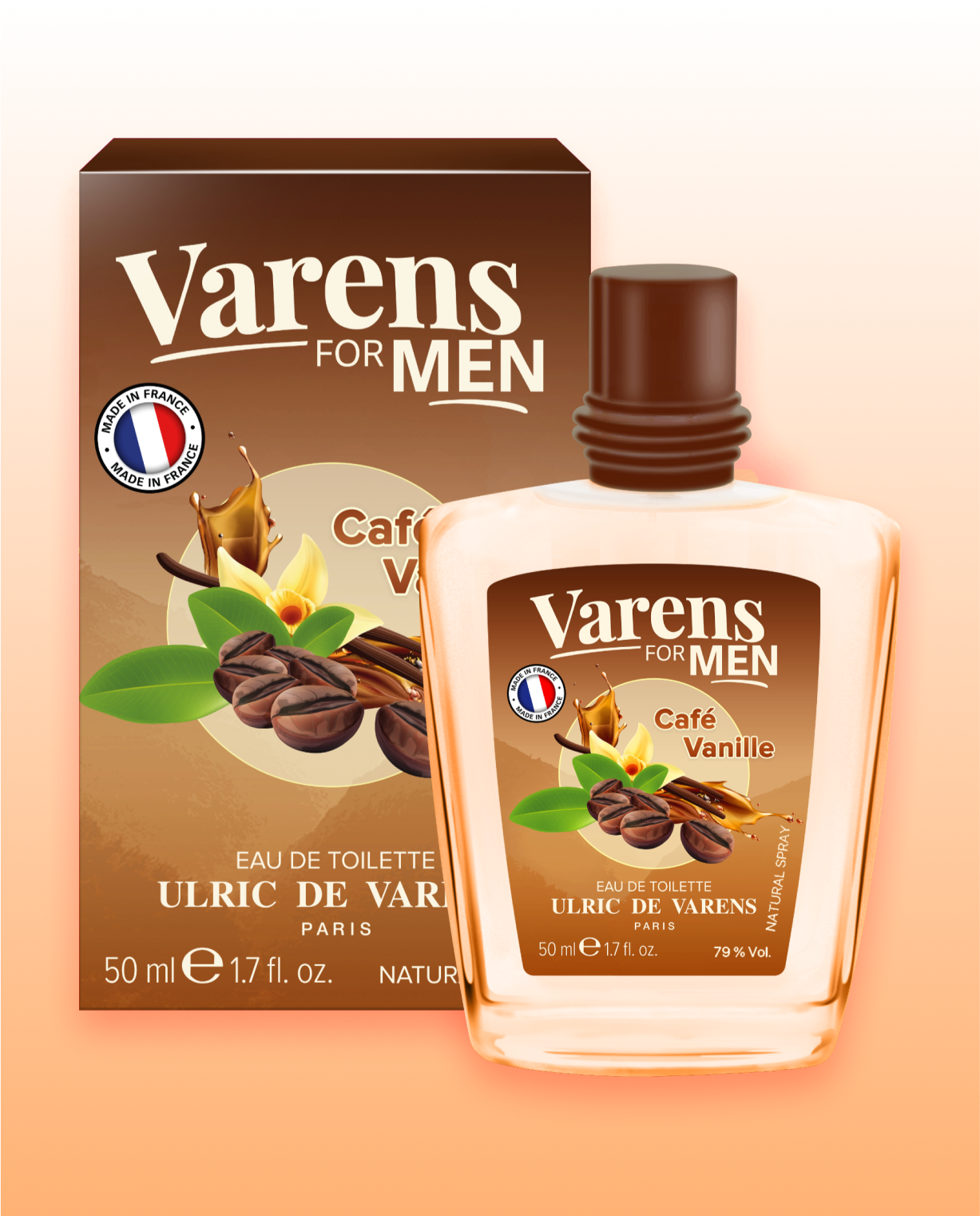 Set Varens For Men Café Vanille, Tabac Coton, Ambre Coca