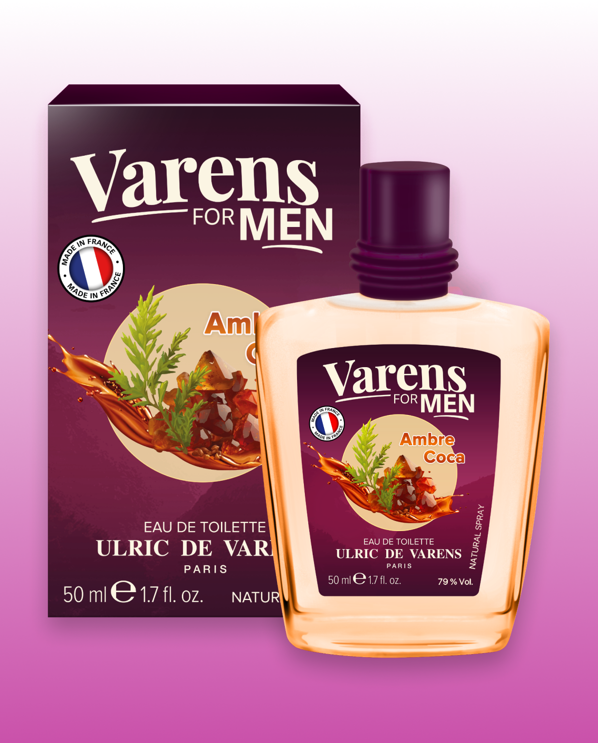 Set Varens For Men Café Vanille, Tabac Coton, Ambre Coca