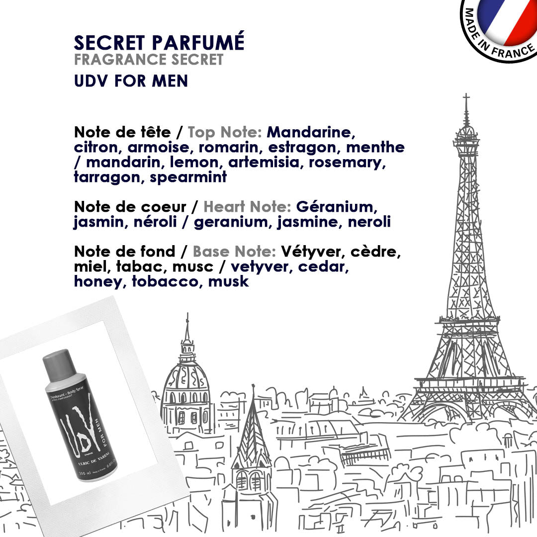 UDV For Men Déodorant